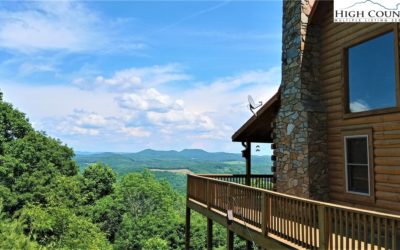 NEW LISTING: Log Home With Mountain Views